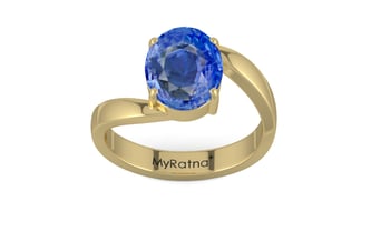 Ashtadhatu Ceylon Blue Sapphire Ring Limited Quality (R2)