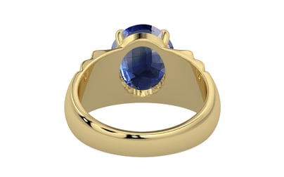 Ashtadhatu Ceylon Blue Sapphire Ring Limited Quality (R4)