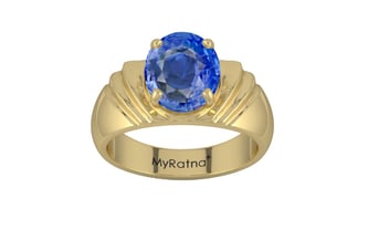 Ashtadhatu Ceylon Blue Sapphire Ring Limited Quality (R4)