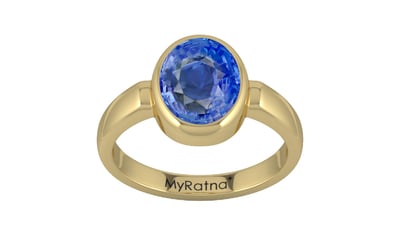 Ashtadhatu Ceylon Blue Sapphire Ring Limited Quality (R6)