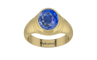 Ashtadhatu Ceylon Blue Sapphire Ring Limited Quality (R7)