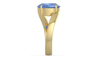 Ashtadhatu Ceylon Blue Sapphire Ring Prime Quality (R2)