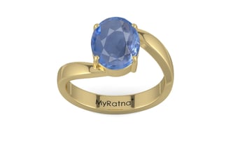 Ashtadhatu Ceylon Blue Sapphire Ring Prime Quality (R2)
