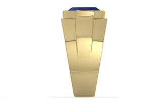 Ashtadhatu Ceylon Blue Sapphire Ring Rare Quality (R1)