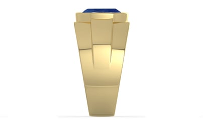 Ashtadhatu Ceylon Blue Sapphire Ring Rare Quality (R1)