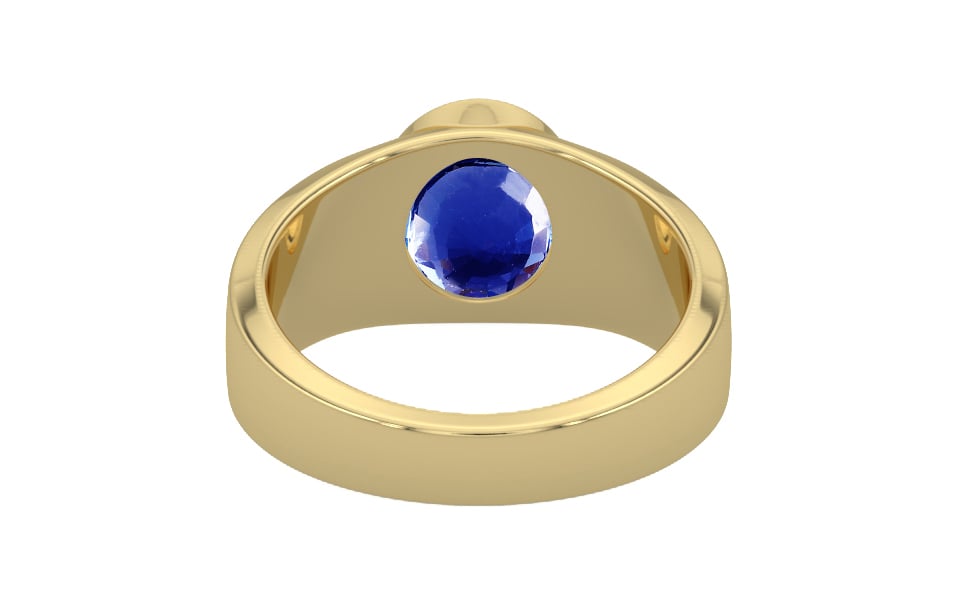 Ashtadhatu Ceylon Blue Sapphire Ring Rare Quality (R10)