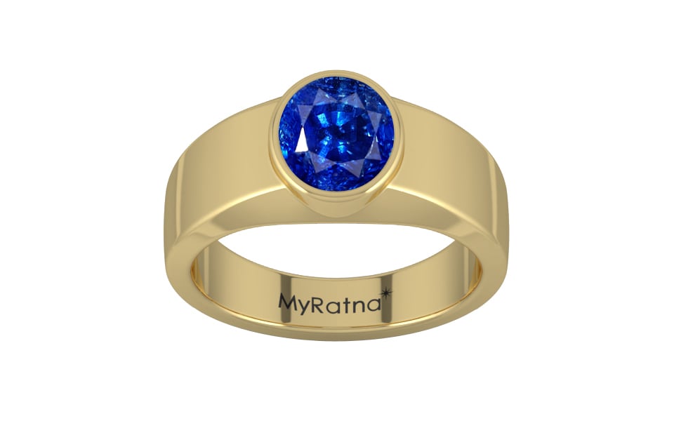 Ashtadhatu Ceylon Blue Sapphire Ring Rare Quality (R10)
