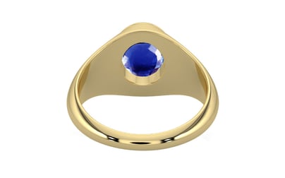 Ashtadhatu Ceylon Blue Sapphire Ring Rare Quality (R12)
