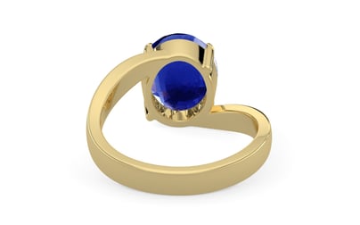 Ashtadhatu Ceylon Blue Sapphire Ring Rare Quality (R2)