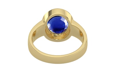 Ashtadhatu Ceylon Blue Sapphire Ring Rare Quality (R3)