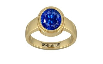 Ashtadhatu Ceylon Blue Sapphire Ring Rare Quality (R3)