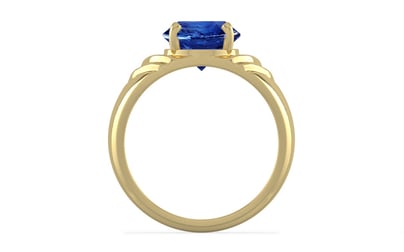 Ashtadhatu Ceylon Blue Sapphire Ring Rare Quality (R4)