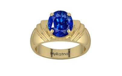 Ashtadhatu Ceylon Blue Sapphire Ring Rare Quality (R4)