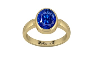 Ashtadhatu Ceylon Blue Sapphire Ring Rare Quality (R6)
