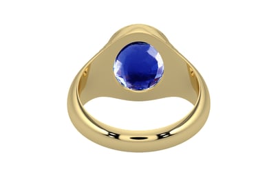 Ashtadhatu Ceylon Blue Sapphire Ring Rare Quality (R7)