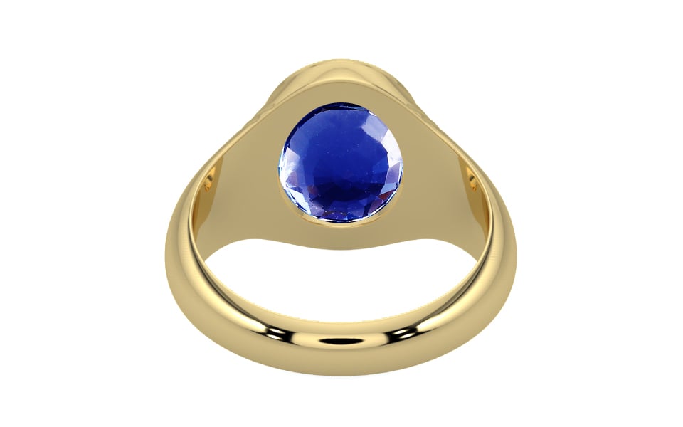 Ashtadhatu Ceylon Blue Sapphire Ring Rare Quality (R7)