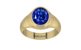 Ashtadhatu Ceylon Blue Sapphire Ring Rare Quality (R7)