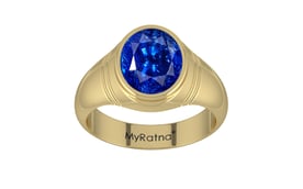 Ashtadhatu Ceylon Blue Sapphire Ring Rare Quality (R7)