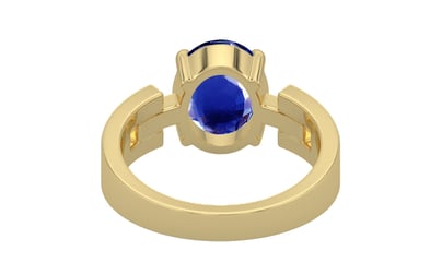 Ashtadhatu Ceylon Blue Sapphire Ring Rare Quality (R8)