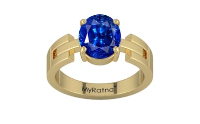 Ashtadhatu Ceylon Blue Sapphire Ring Rare Quality (R8)
