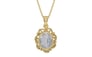 Ashtadhatu Ceylon White Sapphire Pendant Fine Quality (P5)
