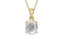 Ashtadhatu Ceylon White Sapphire Pendant Limited Quality (P10)