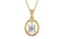 Ashtadhatu Ceylon White Sapphire Pendant Limited Quality (P2)