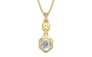 Ashtadhatu Ceylon White Sapphire Pendant Limited Quality (P6)