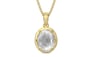 Ashtadhatu Ceylon White Sapphire Pendant Limited Quality (P8)