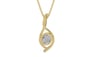 Ashtadhatu Ceylon White Sapphire Pendant Prime Quality (P1)