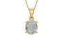 Ashtadhatu Ceylon White Sapphire Pendant Prime Quality (P10)