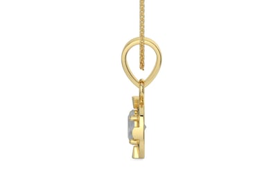 Ashtadhatu Ceylon White Sapphire Pendant Prime Quality (P11)