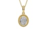 Ashtadhatu Ceylon White Sapphire Pendant Prime Quality (P7)