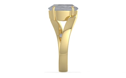 Ashtadhatu Ceylon White Sapphire Ring Fine Quality (R2)