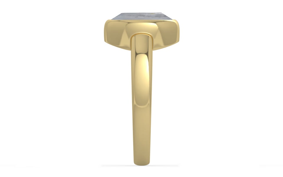 Ashtadhatu Ceylon White Sapphire Ring Fine Quality (R6)