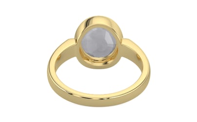 Ashtadhatu Ceylon White Sapphire Ring Fine Quality (R6)