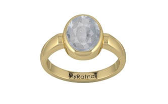 Ashtadhatu Ceylon White Sapphire Ring Fine Quality (R6)