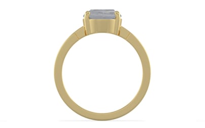 Ashtadhatu Ceylon White Sapphire Ring Fine Quality (R8)