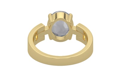 Ashtadhatu Ceylon White Sapphire Ring Fine Quality (R8)