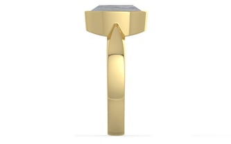 Ashtadhatu Ceylon White Sapphire Ring Fine Quality (R9)