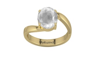 Ashtadhatu Ceylon White Sapphire Ring Limited Quality (R2)