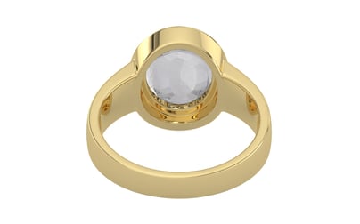 Ashtadhatu Ceylon White Sapphire Ring Limited Quality (R3)