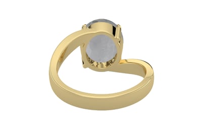 Ashtadhatu Ceylon White Sapphire Ring Prime Quality (R2)