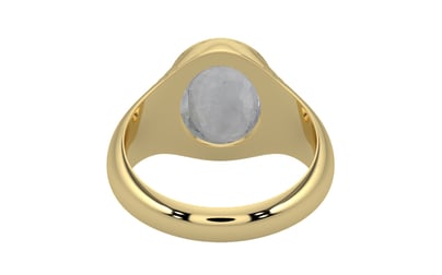 Ashtadhatu Ceylon White Sapphire Ring Prime Quality (R7)