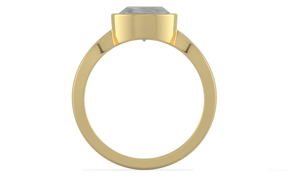 Ashtadhatu Ceylon White Sapphire Ring Prime Quality (R9)