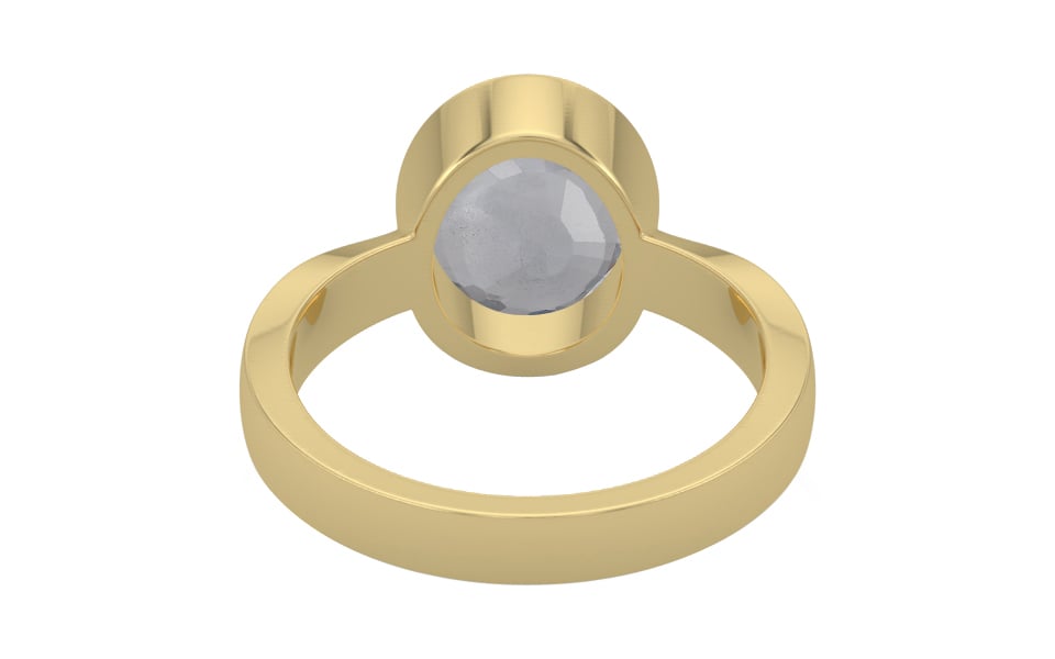 Ashtadhatu Ceylon White Sapphire Ring Prime Quality (R9)