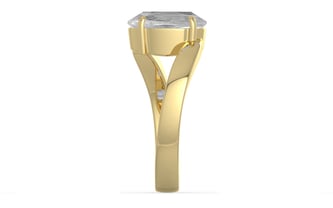 Ashtadhatu Ceylon White Sapphire Ring Rare Quality (R2)