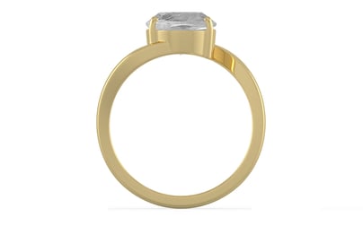 Ashtadhatu Ceylon White Sapphire Ring Rare Quality (R2)