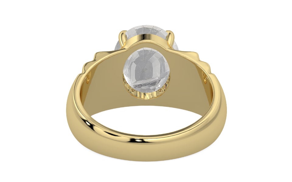 Ashtadhatu Ceylon White Sapphire Ring Rare Quality (R4)