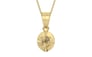 Ashtadhatu Ceylon Yellow Sapphire Pendant Fine Quality (P11)